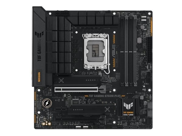 ASUS TUF GAMING B760M-PLUS - Hovedkort - micro ATX - LGA1700-sokkel - B760 Chipset - USB-C 3.2 Gen 2x2, USB 3.2 Gen 2, USB 3.2 Gen 1, USB-C 3.2 Gen...
