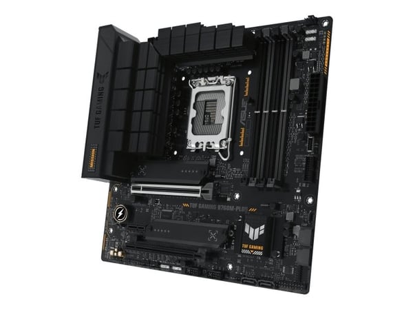ASUS TUF GAMING B760M-PLUS - Hovedkort - micro ATX - LGA1700-sokkel - B760 Chipset - USB-C 3.2 Gen 2x2, USB 3.2 Gen 2, USB 3.2 Gen 1, USB-C 3.2 Gen...