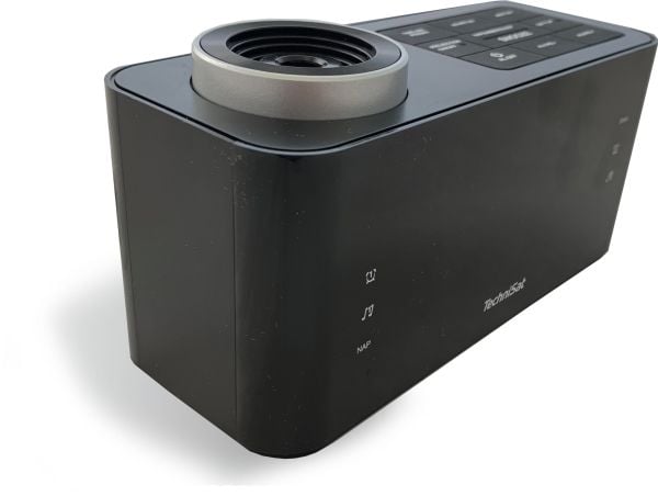 TechniSat DIGICLOCK 3, Digital vekkerklokke, Svart, Tid, LED, AC, AAA