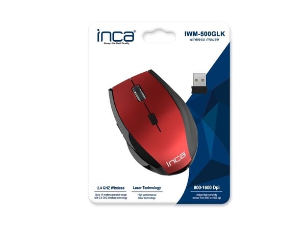 INCA - Mus - ergonomisk - optisk