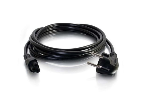 C2G 80606, 1 m, CEE7/7, C5-liitin, 250 V, 3 A