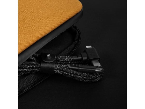 Native Union Belt Cable Duo, 1,5 m, USB C, USB C/Lightning, Sort