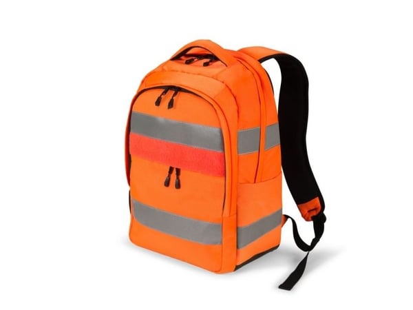 DICOTA Hi-Vis - Ryggsekk - 25 liter - termoplast-polyuretan (TPU), 600D RPET - oransje