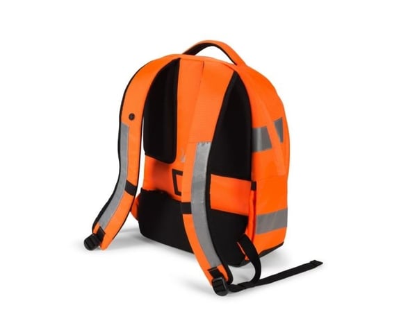 DICOTA Hi-Vis - Ryggsekk - 25 liter - termoplast-polyuretan (TPU), 600D RPET - oransje