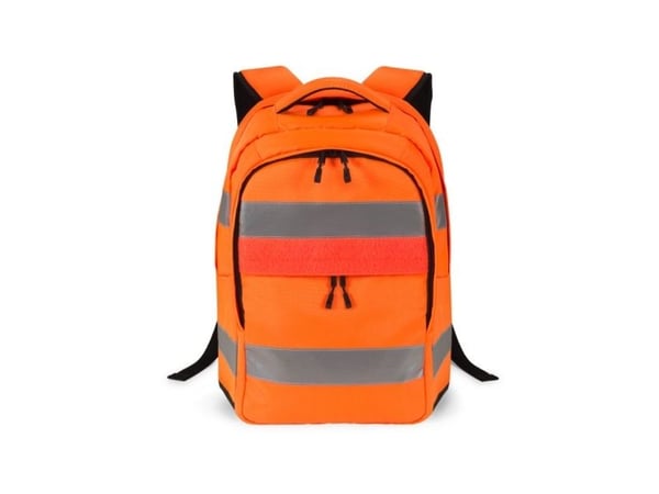DICOTA Hi-Vis - Ryggsekk - 25 liter - termoplast-polyuretan (TPU), 600D RPET - oransje