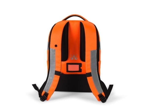 DICOTA Hi-Vis - Ryggsekk - 25 liter - termoplast-polyuretan (TPU), 600D RPET - oransje