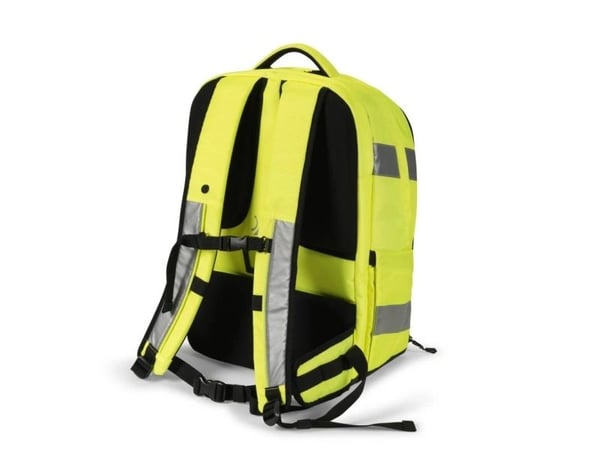 DICOTA Hi-Vis - Ryggsekk - 32-38 liter - termoplast-polyuretan (TPU), 600D RPET - gul