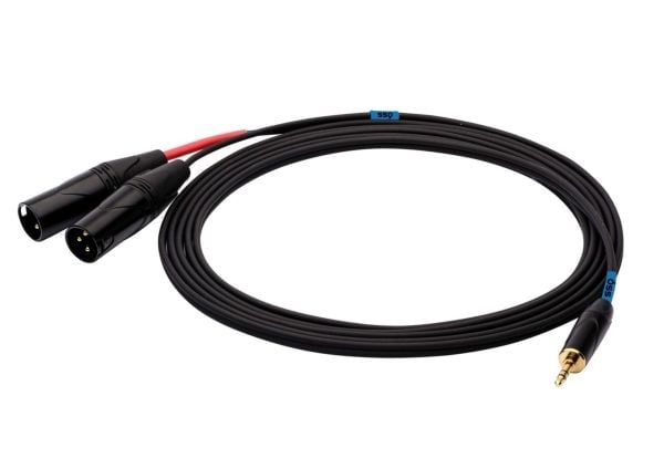 SSQ MIXLR3 - 3,5 mm stereo jack - 2x XLR męski