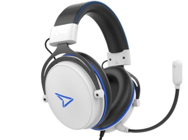 Steelplay HP52 - Headset - fullstorlek - kabelansluten - USB, 3,5 mm kontakt - vit
