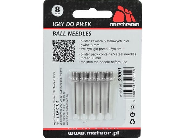 Meteor plugger til pumpe 8 mm 5 stk (39001)
