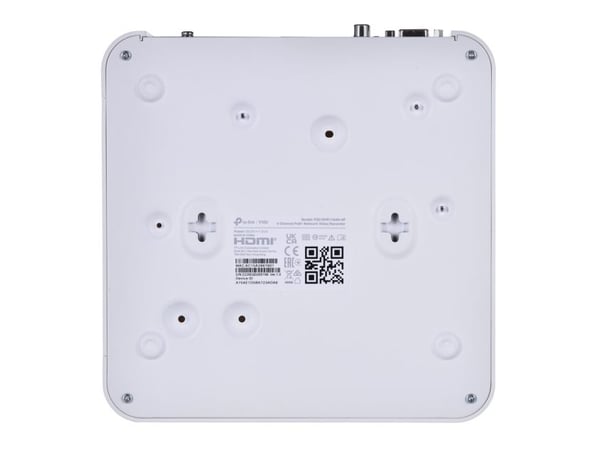 TP-Link VIGI NVR1104H-4P, 4 kanaler, 3840 x 2160 piksler, 4 kanaler, 720p, 1080p, HDMI^ 3840x2160/30Hz,1920x1080/60Hz, 1680x1050/60Hz, 1440x900/60H...