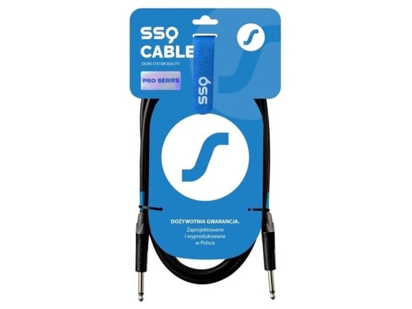 SSQ JMPJMP2 PRO - Neutrik mono jack kabel - Neutrik mono jack kabel - 2 m, Sort