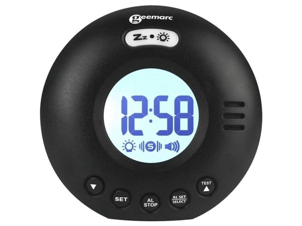 Geemarc JWNS-VOYAGERV2_BLK_I Elektroninen herätyskello musta