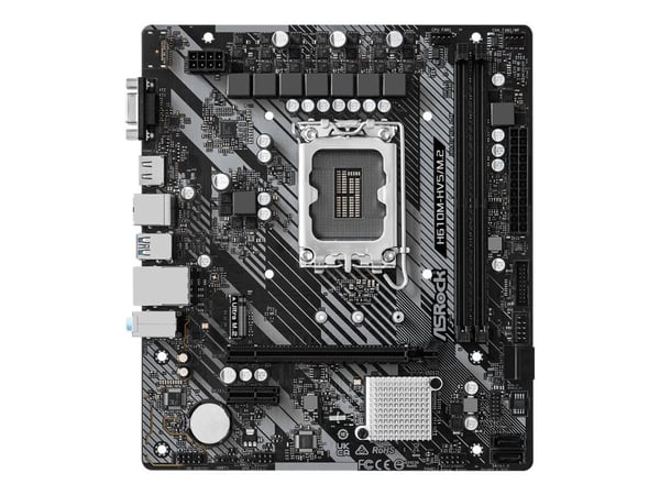 ASRock H610M-HVS/M.2 - 2.0 - hovedkort - micro ATX - LGA1700-sokkel - H610 Chipset - USB 3.2 Gen 1 - Gigabit LAN - innbygd grafikk (CPU kreves) - H...