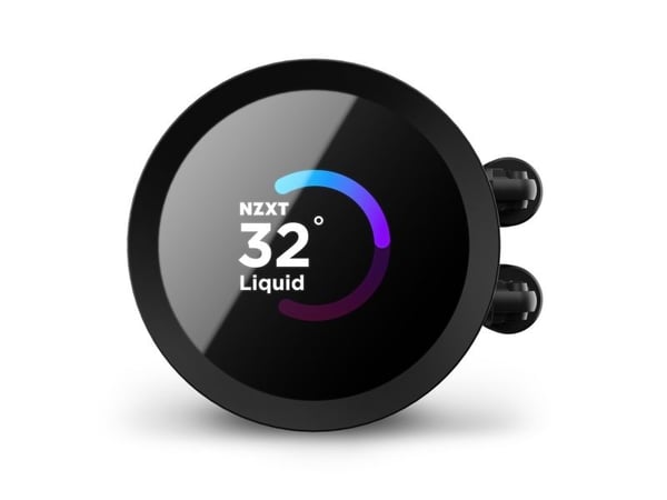 NZXT Kraken 280 RGB - Væskekjølesystem for prosessor - (for: LGA115x Socket, LGA1200, LGA1700, AM4, AM5, sTRX4, TR4) - kobber - 140 mm - matt svart