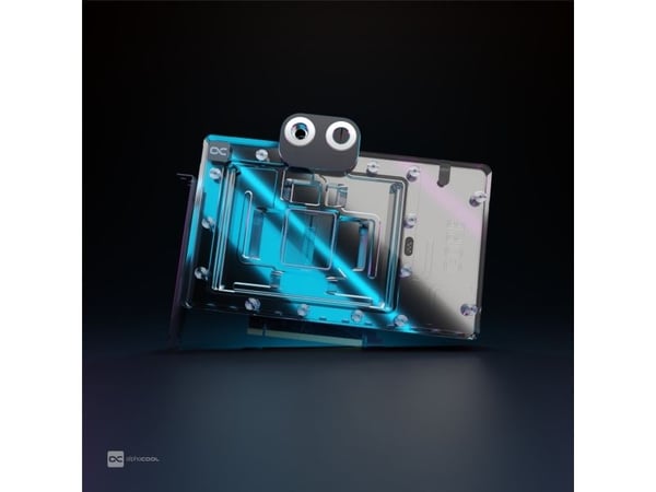 Alphacool 13394, Bakplate, Akryl, Kopper, Sort, Rustfritt stål, 1/4", 222,4 mm, 145,8 mm