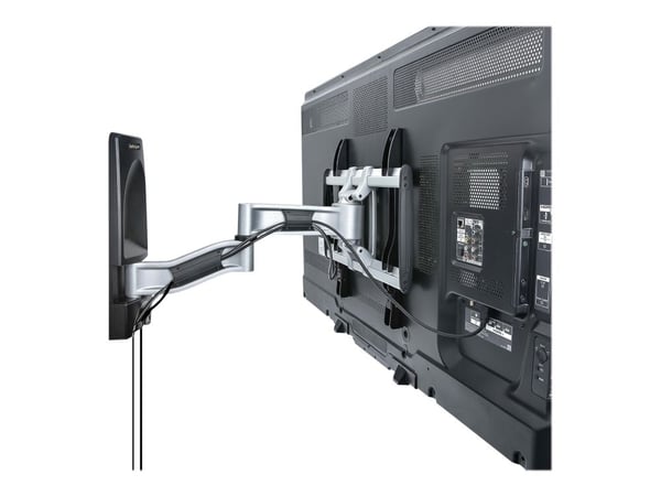 Startech Articulating TV Wall Mount, VESA Wall Mount Supports 65 inch/99lb/Flat/Curved TVs, Retractable Low Profile Wall Mount TV Bracket, Adjustab...
