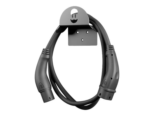 Wallbox - Kabelholder for charging cable - svart