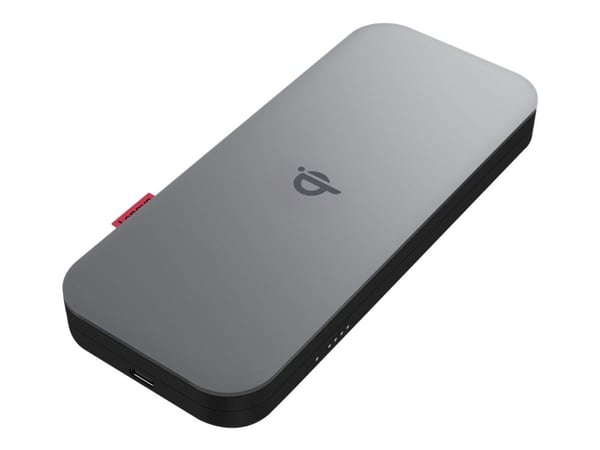 Lenovo Go - Strømbank - 10000 mAh - 30 watt - 3 A - 2 utgangskontakter (USB-C) - tordensvart - Hele verden - for 100e Chromebook Gen 3 82UY; ThinkB...