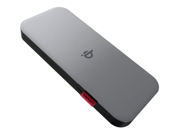 Lenovo Go - Strømbank - 10000 mAh - 30 watt - 3 A - 2 utgangskontakter (USB-C) - tordensvart - Hele verden - for 100e Chromebook Gen 3 82UY; ThinkB...