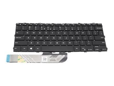Dell - Ersättningstangentbord för bärbar dator - bakgrundsbelyst - QWERTY - internationell engelska - rekonditionerad - för Inspiron 14 5485, 15 55...