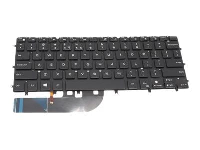 Dell - Ersättningstangentbord för bärbar dator - bakgrundsbelyst - QWERTY - internationell engelska - rekonditionerad - för Inspiron 14 5485, 15 55...