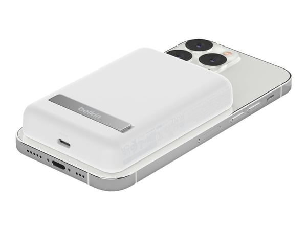 Belkin BoostCharge - Strømbank - 5000 mAh - 7.5 watt - hvit