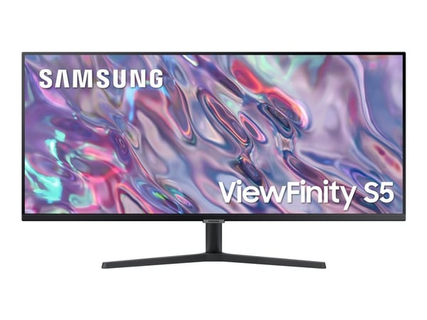 Samsung ViewFinity S5 S34C502GAU - S50GC-serien - LED-skjerm - 34" - 3440 x 1440 UWQHD @ 100 Hz - VA - 300 cd/m² - 3000:1 - HDR10 - 5 ms - 2xHDMI, ...