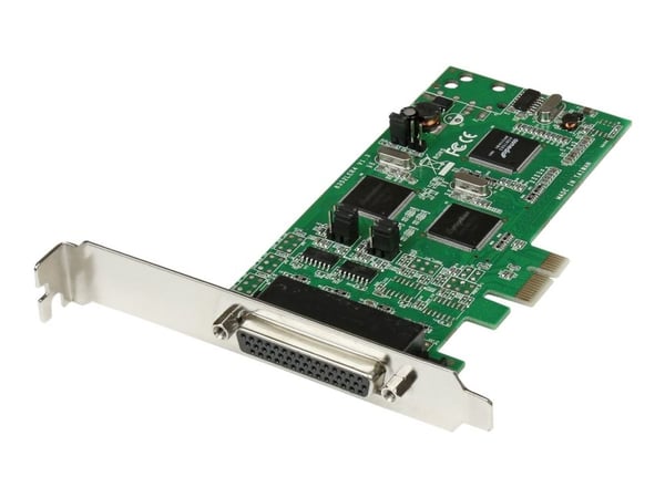 StarTech.com 4-ports seriell PCI Express-grensesnittkort - 2 x RS232 2 x RS422 / RS485 - Seriell adapter - PCIe - RS-232, RS-422, RS-485 - 4 porter