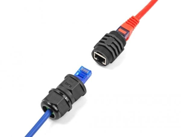 Delock - Nettverkkopler - RJ-45 (hunn) til RJ-45 (hunn) - CAT 6a - svart