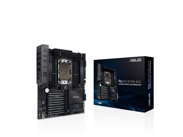 ASUS PRO WS W790-ACE - Hovedkort - SSI CEB - LGA4677 Socket-E - W790 Chipset - 10 Gigabit LAN, 2.5 Gigabit LAN - HD-lyd (8-kanalers)