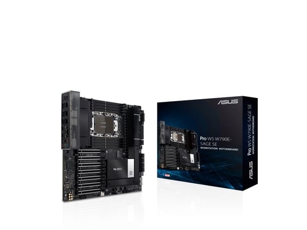 ASUS PRO WS W790E-SAGE SE - Hovedkort - SSI EEB - LGA4677 Socket-E - W790 Chipset - USB-C 3.2 Gen 2x2, USB 3.2 Gen 2x2, USB-C 3.2 Gen2, USB 3.2 Gen...