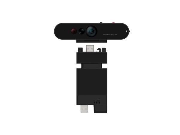 Lenovo ThinkVision MC60 (S) - Nettkamera - farge - 1920 x 1080 - 1080p - lyd - USB 2.0 - MJPEG, YUY2