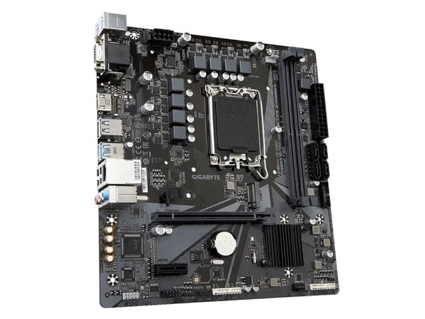 Gigabyte H610M H V2 DDR4 - 1.0 - hovedkort - micro ATX - LGA1700-sokkel - H610 Chipset - USB 3.2 Gen 1 - Gigabit LAN - innbygd grafikk (CPU kreves)...