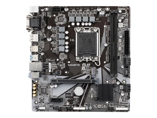 Gigabyte H610M S2H - 1.0 - hovedkort - micro ATX - LGA1700-sokkel - H610 Chipset - USB 3.2 Gen 1 - Gigabit LAN - innbygd grafikk (CPU kreves) - HD-...