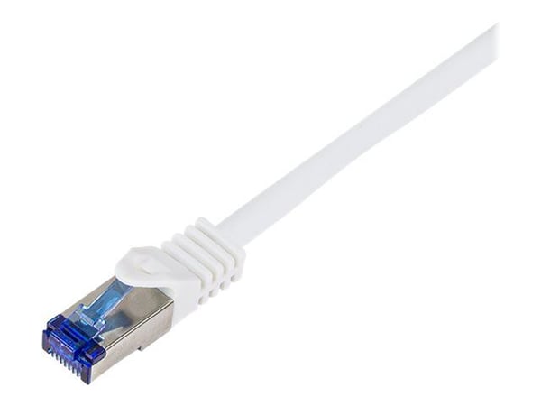 LogiLink C6A071S, 5 m, Cat6a, S/FTP (S-STP), RJ-45, RJ-45, Valkoinen