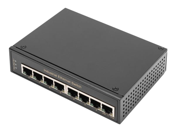 Digitus DN-651108, Hallitsematon, Gigabit Ethernet (10/100/1000), Täysin kaksipuolinen, Seinäkiinnitteinen