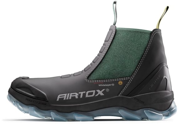 Airtox GLC sik.støvle str. 43 - Whitelayer sømværn, G-force air sål, ergo alu tåkappe