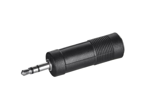 SSQ HA2 - Adapter, 6,3 mm stereo jack-stik - 3,5 mm stereo jack-stik