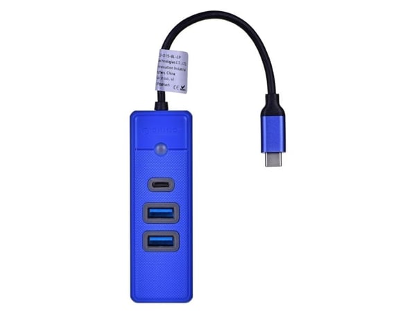 USB-hub Orico ORICO HUB USB-C 2x USB-A 3.1 + USB-C, blå