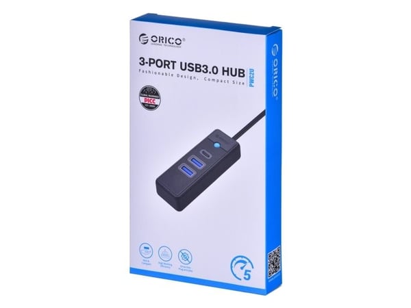 USB-hub Orico ORICO HUB USB-C 2x USB-A 3.1 + USB-C, blå
