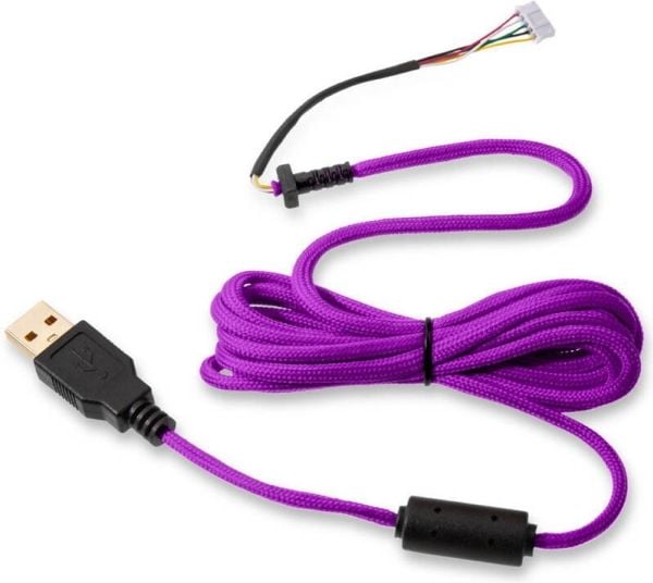 Glorious Ascended Cord - Muskabel - USB (hann) - purpur styring - for Glorious Model D, Model O, Model O Minus