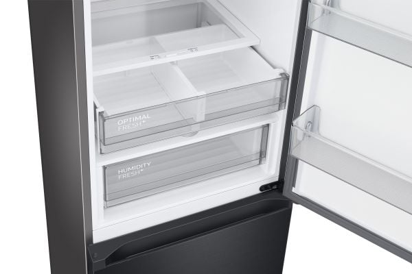 Samsung RB38C7B6AB1, Ikke-frost (kjøleskap), SN-T, 8 kg/24t, A, Fresh zone compartment, Svart