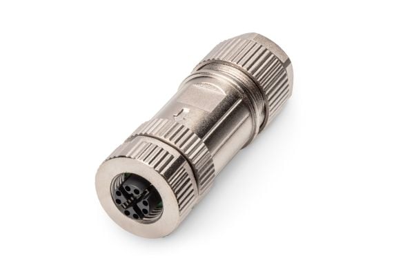 Digitus DN-936M12-J, Flad, Sølv, Hanstik, 10GBase-T, 26/1, Cat6a