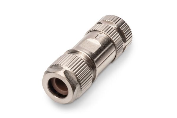 Digitus DN-936M12-J, Flad, Sølv, Hanstik, 10GBase-T, 26/1, Cat6a