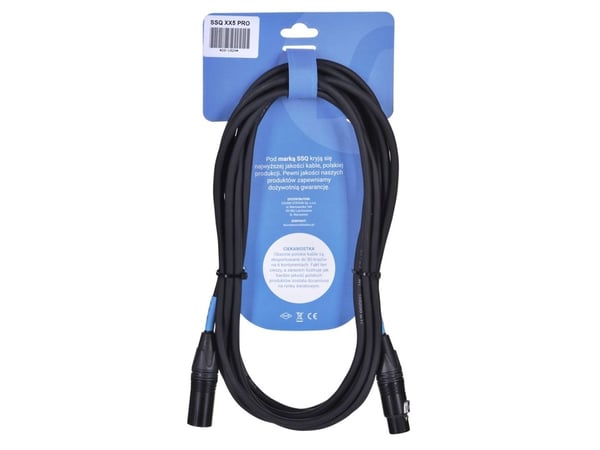 SSQ XX5 PRO - XLR-XLR kabel 5 meter - Neutrik