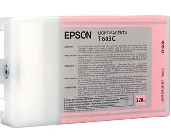 Epson T603C - 220 ml - lys magenta - original - blekkpatron - for Stylus Pro 7800, Pro 9800