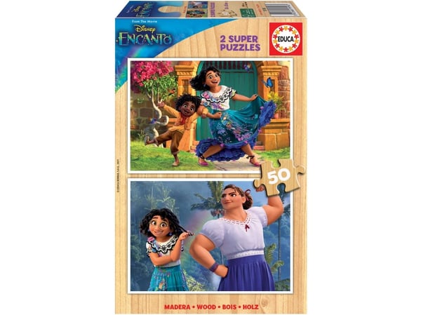 Educa 2x50 Encanto Disney Madera puu