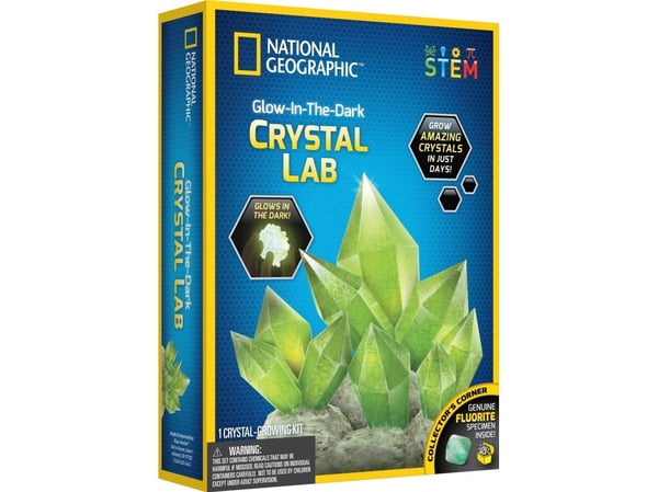 National Geographic Glow in Dark Kristallväxtsats