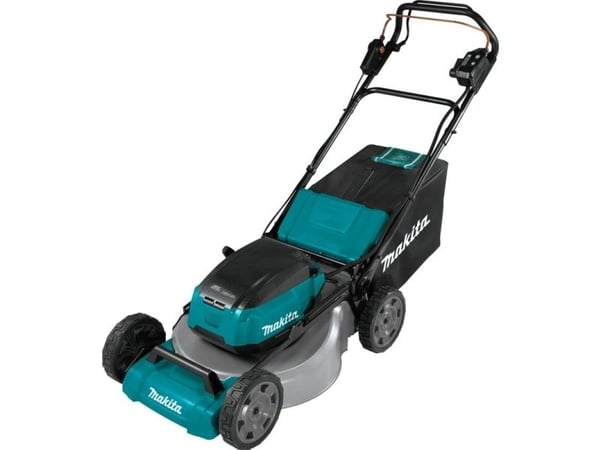 Makita DLM532PT4 - Gressklipper - trådløs - 18 V - 5 Ah - 4 batterier, inkludert lader - 2300-2800 rpm - 53 cm - 42.8 kg
